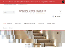 Tablet Screenshot of naturalstonetilesltd.co.uk